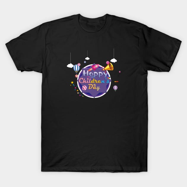 Happy children's day T-Shirt by Marioma